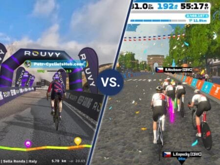 Rouvy vs Zwift : Notre Comparatif Complet